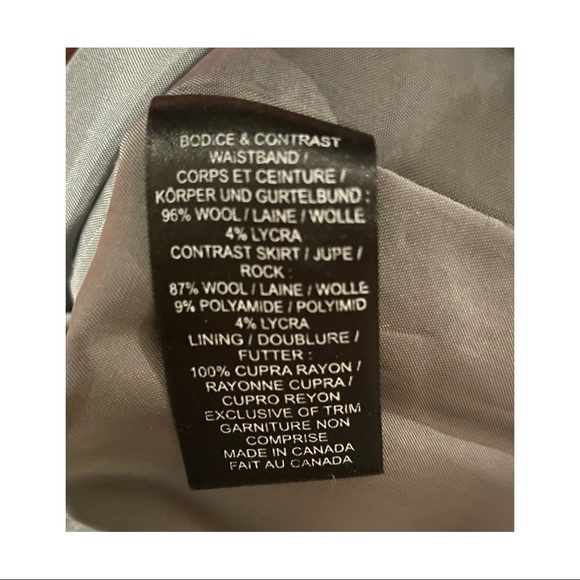 PINK TARTAN grey/black wool dress - Picture 4 of 4